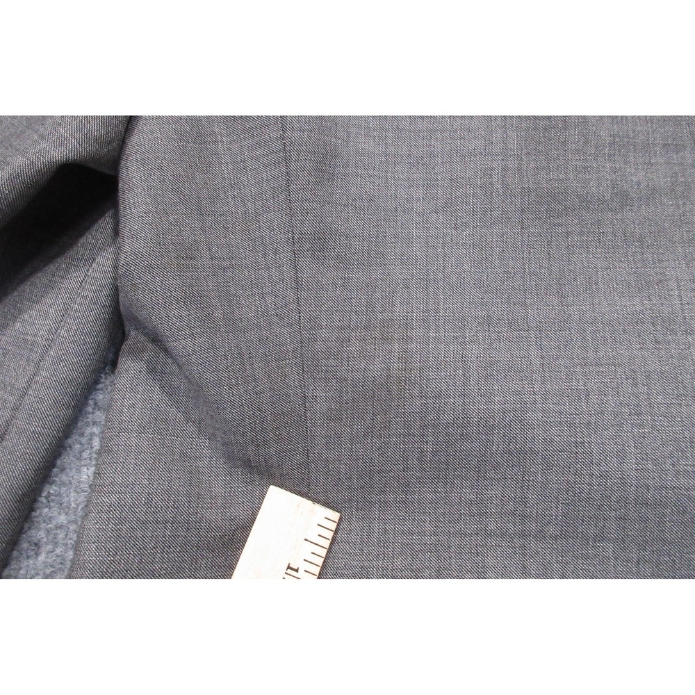Ermenegildo Zegna Blazer Mens 56 Gray Wool Three Button Lined Suit Jacket US 46R - Picture 12 of 13